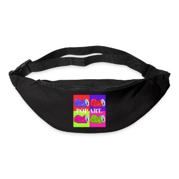 Pop Art Cola Dosen Design - Sac banane - noir - Devant