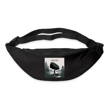 Empowered Équilibre Nature Succès Motivant - Sac banane - noir - Devant
