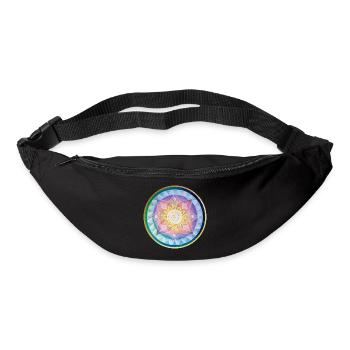 Harmonisches Mandala Meditations design - Gürteltasche - Schwarz - Vorne