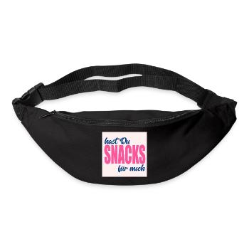 LOVE FOOD SNACKS - Sac banane - noir - Devant