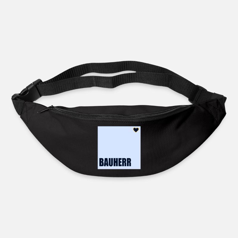 HAUSBAU BAUHERR HERZ - Gürteltasche - Schwarz