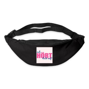 ARRÊTEZ DE DIRE - Sac banane - noir - Devant