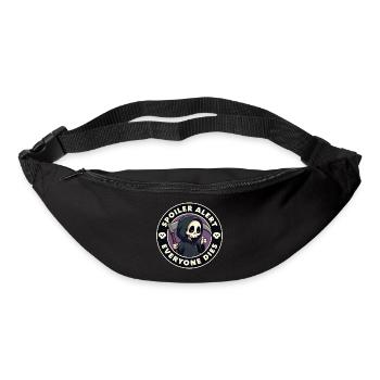 Spoiler alert everyone dies - Bum bag - black - Front