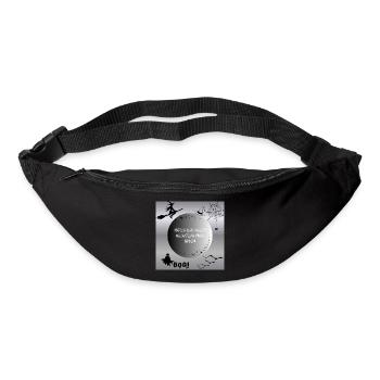Ganzjährige Hexe Motiv Halloween - Gürteltasche - Schwarz - Vorne
