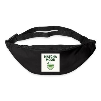 Matcha Mood  - Gürteltasche - Schwarz - Vorne