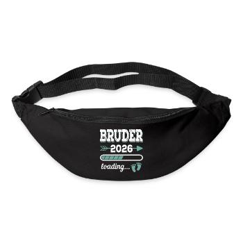 Brother 2026 Loading Siblings-to-be Gift - Bum bag - black - Front