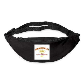 Humorvolles Politik Tshirt Merz - Gürteltasche - Schwarz - Vorne