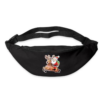Babbo Natale - Santa Claus Merry Christmas - Bum bag - black - Front