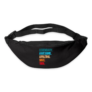 40e anniversaire 1986 - Sac banane - noir - Devant