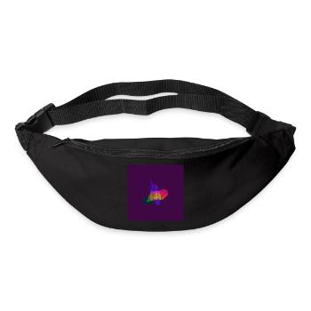 TEXTURA_DE_COLOR_#14 - Gürteltasche - Schwarz - Vorne