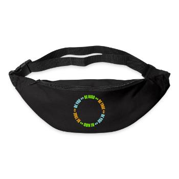 Be Kind Be True Be You Inspirational Self-Love - Bum bag - black - Front