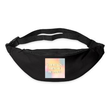 Wishing Strength Peace - Bum bag - black - Front