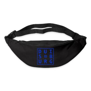 Duisburg Ruhrpott Design Gift & Souvenir Blue - Bum bag - black - Front
