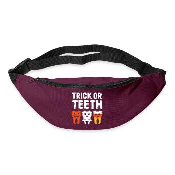 Trick or Teeth Halloween Trio - Bum bag - burgundy - Front