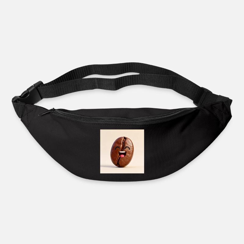 Laughing Coffee Bean - Bum bag - black