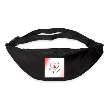 Give Life : Blood Donor Heart - Bum bag - black - Front