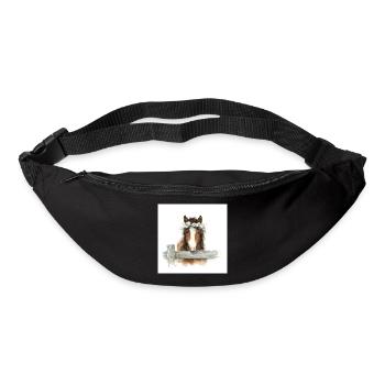 Floral Crowned Horse - Bum bag - black - Front
