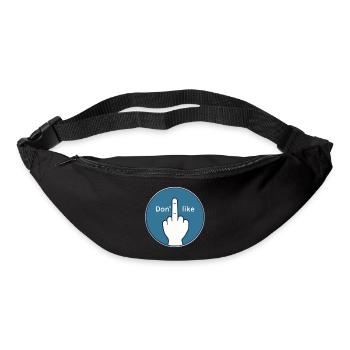 Nein Danke Mittelfinger Design - Gürteltasche - Schwarz - Vorne