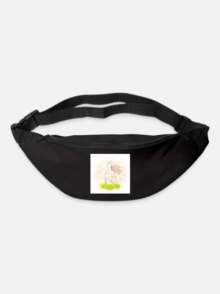 Freedom in the wind - Bum bag - black