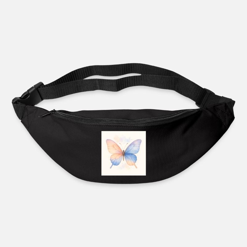 Butterfly - Gürteltasche - Schwarz