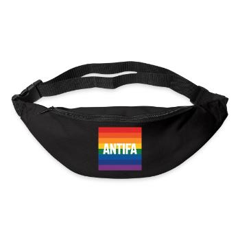 Antifa - Antifascist Merch - Bum bag - black - Front