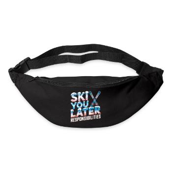  Ski You Later Responsibilities Lustiger Ski - Gürteltasche - Schwarz - Vorne
