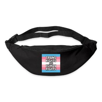 Trans Rights are human Rights - Pride Tee - Bum bag - black - Front