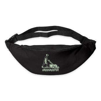 GREENKEEPER Leidenschaft Rasenpflege Garten - Gürteltasche - Schwarz - Vorne