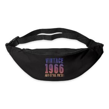 Vintage 1966 - Gürteltasche - Schwarz - Vorne