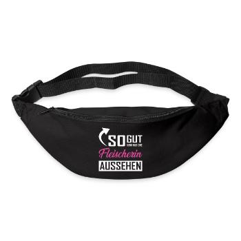 Seul un boucher peut être aussi beau - Sac banane - noir - Devant