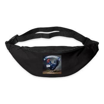 chicken game - Bum bag - black - Front