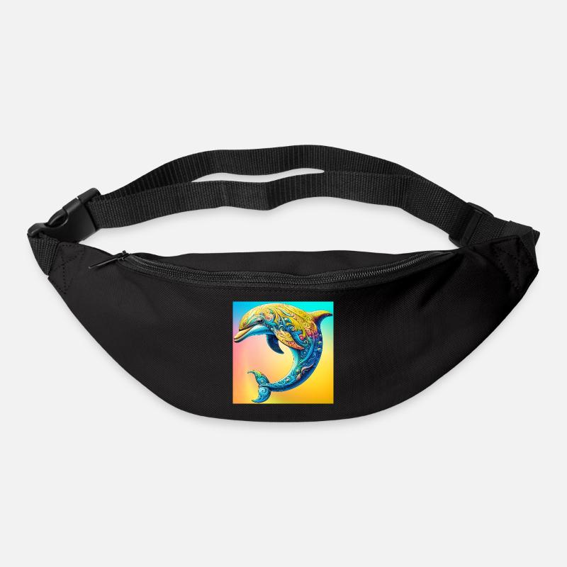 Delfin - Gürteltasche - Schwarz