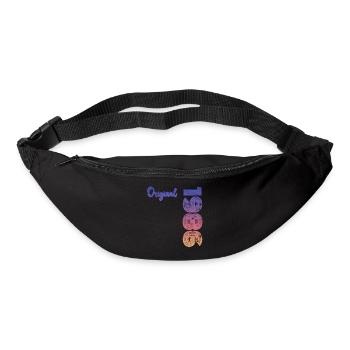 Millésime 1986 - Sac banane - noir - Devant