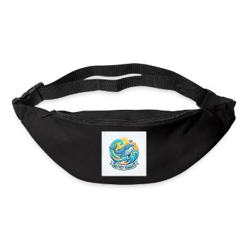 Save Timmy: Whales in the Colour Waves - Bum bag - black - Front