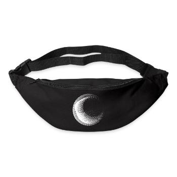 circles dots design - Bum bag - black - Front