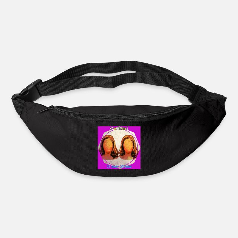 Zwillinge - Gürteltasche - Schwarz
