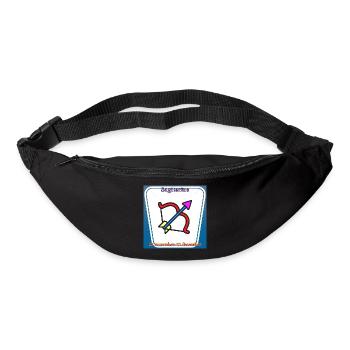Sagittaire - Sac banane - noir - Devant