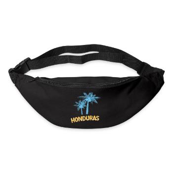 Honduras als Palmen - Gürteltasche - Schwarz - Vorne