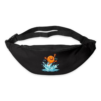 Vacances à la piscine à l’ambiance orange Orange Summer Vacation Ladies - Sac banane - noir - Devant