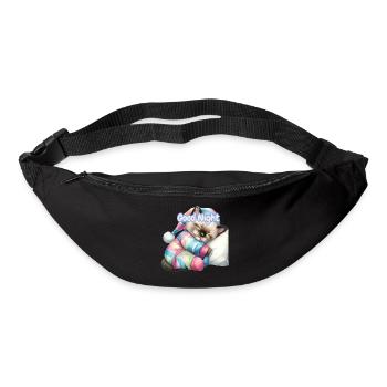 Pastel Kitten Good Night - Bum bag - black - Front