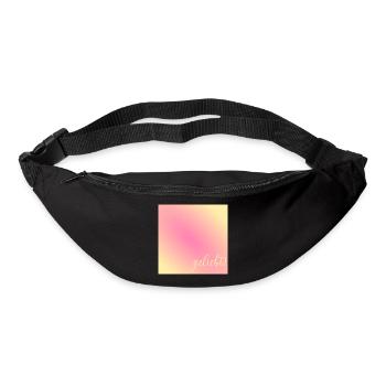 Geliebt Nachricht Liebe - Gürteltasche - Schwarz - Vorne