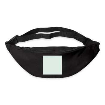 Modèle de texture de fond bleu Personnaliser - Sac banane - noir - Devant