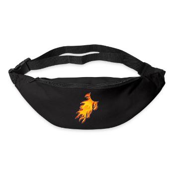 Flame Comic Tail, Combine - Bum bag - black - Front