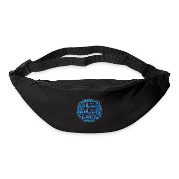 Icy T-Shirt Retro Saying Design - Bum bag - black - Front