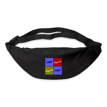 Retro 1986 Legends Quadrants - Gürteltasche - Schwarz - Vorne