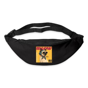 Meow Elegance Sunglass Cat - Bum bag - black - Front