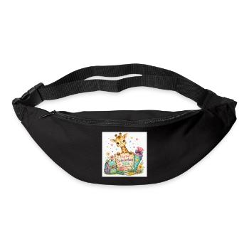 Giraffenstart 2026 Schulanfang - Gürteltasche - Schwarz - Vorne