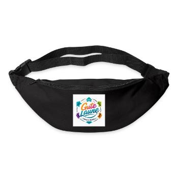 Gute Laune Kreis Farbig Positiv - Gürteltasche - Schwarz - Vorne