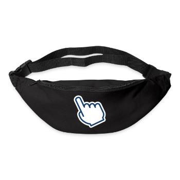 Fingerklick-Symbol für digitale Schnittstelle D - Gürteltasche - Schwarz - Vorne