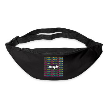 Sternzeichen Skorpion - Gürteltasche - Schwarz - Vorne